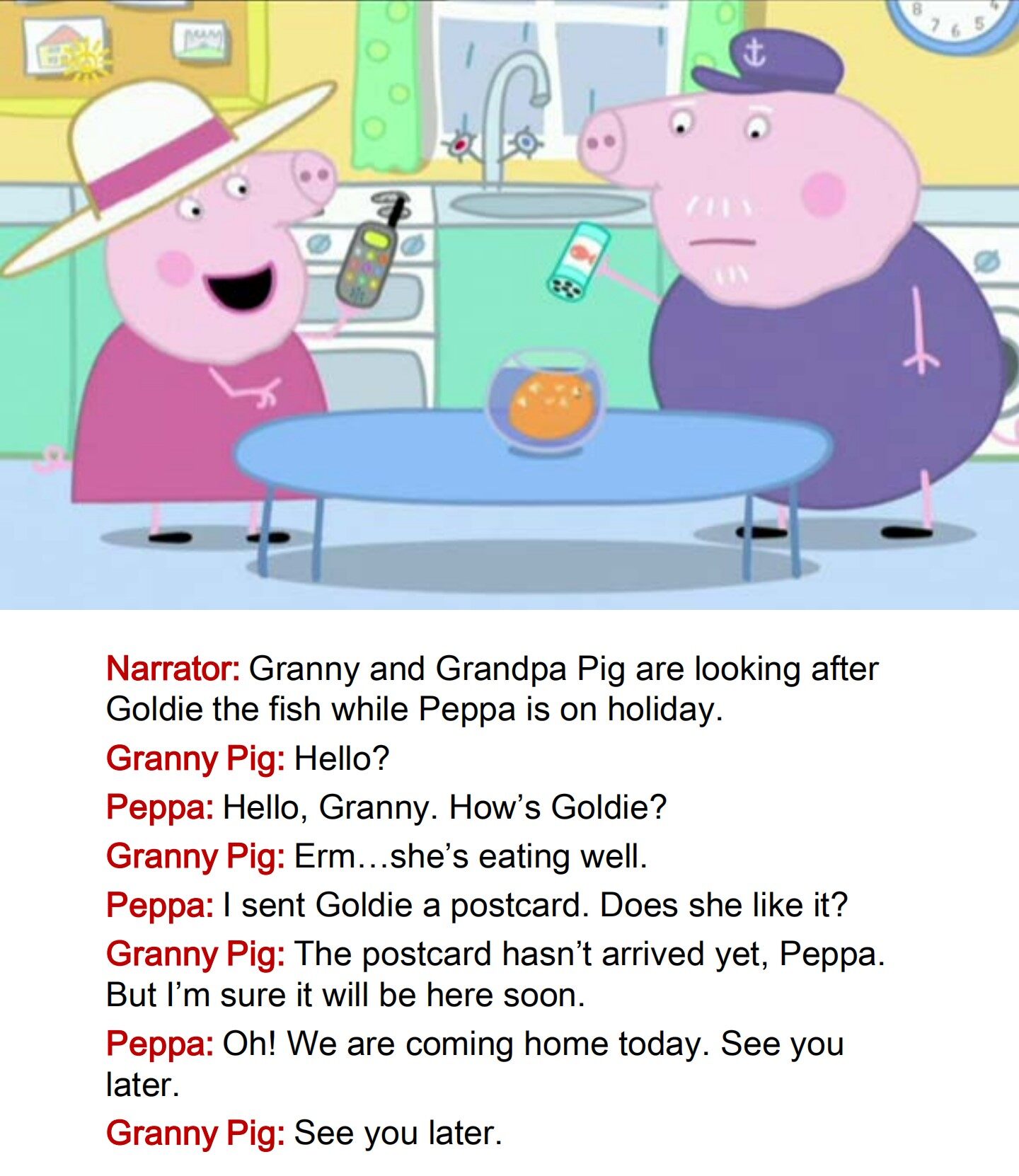 The End of the Holiday绘本故事第5页