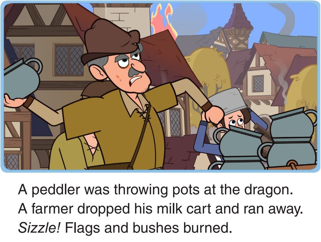 The Angry Dragon!绘本故事第5页