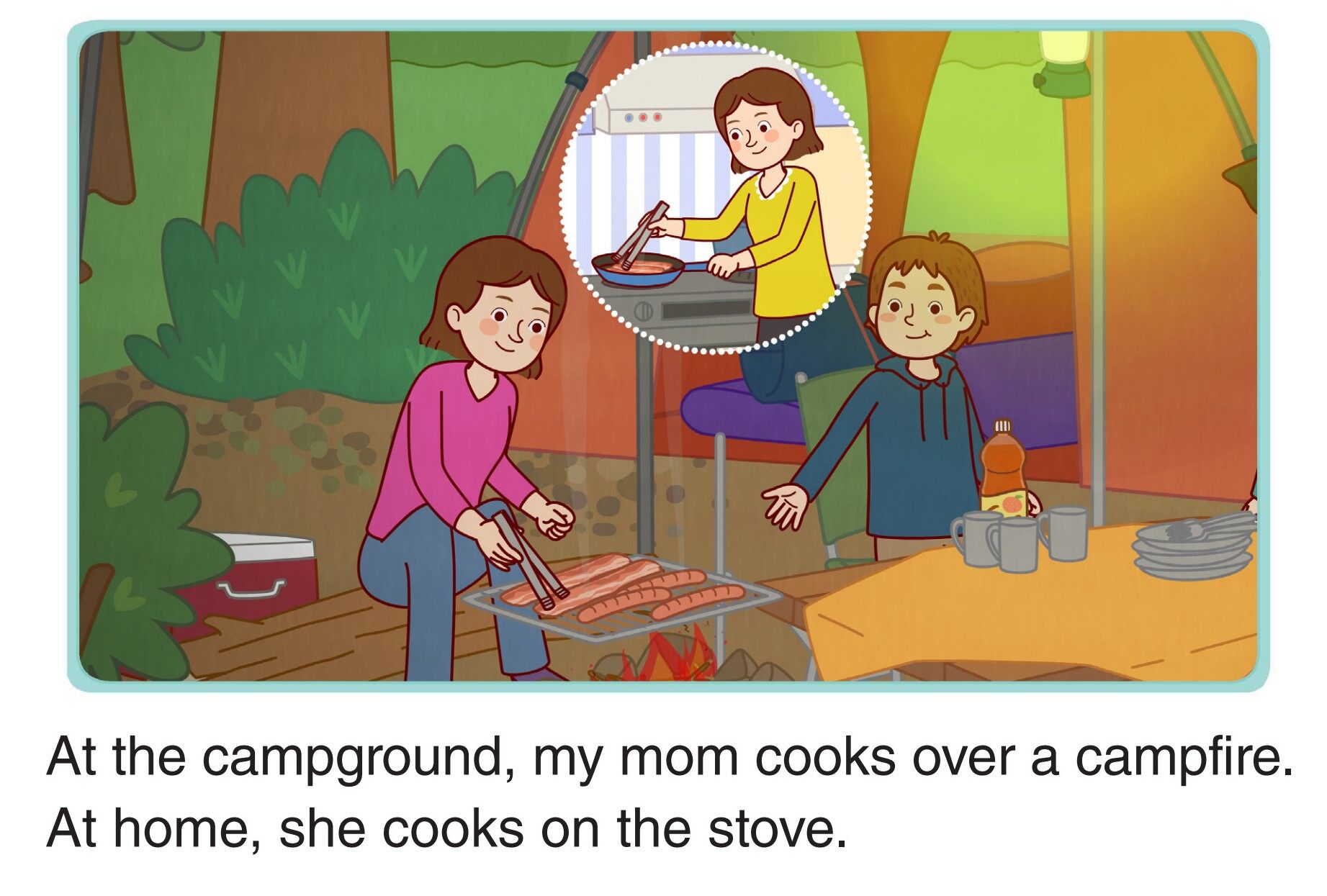 Camping绘本故事第5页