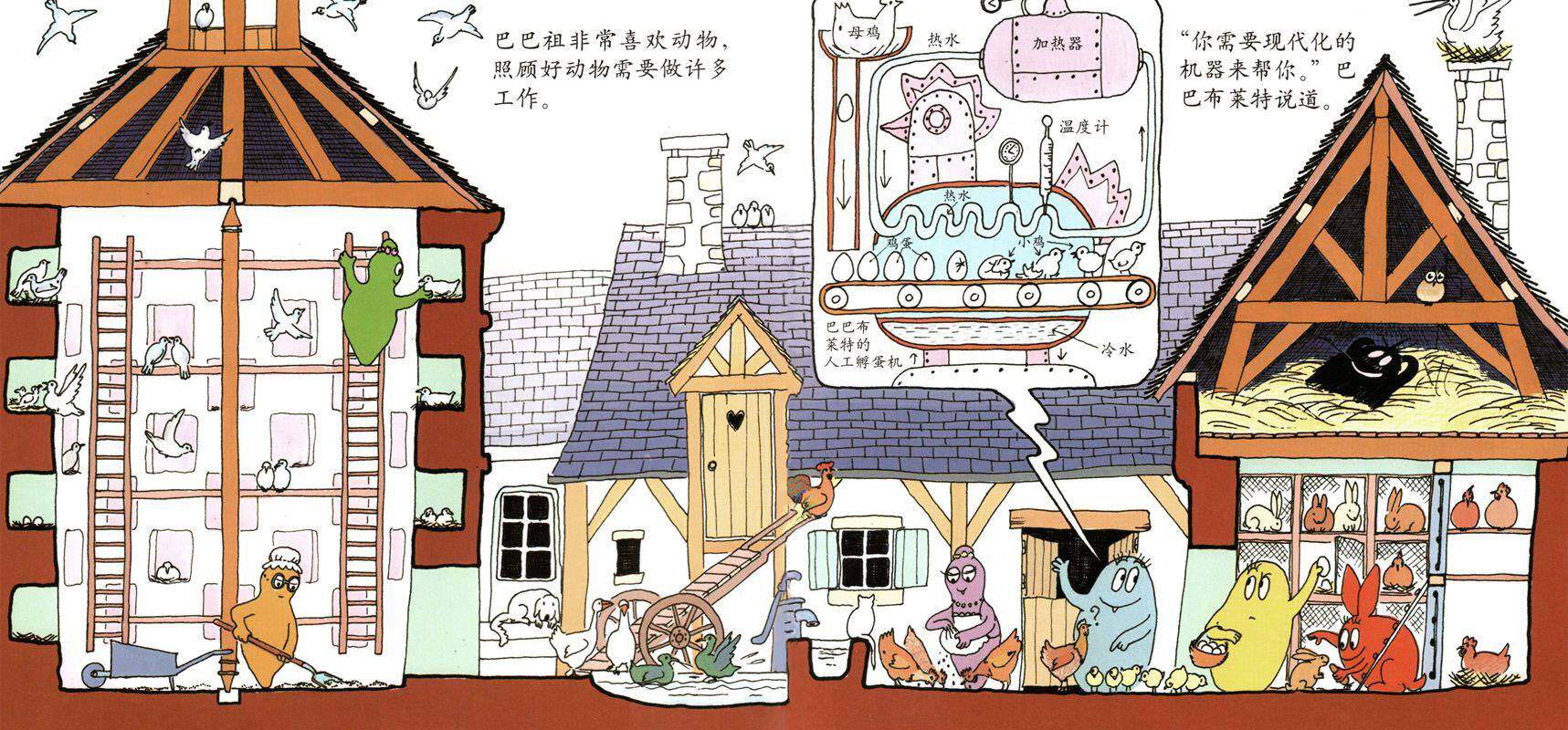 巴巴布莱特的新发明·巴巴贝尔的珍珠项链绘本故事第3页