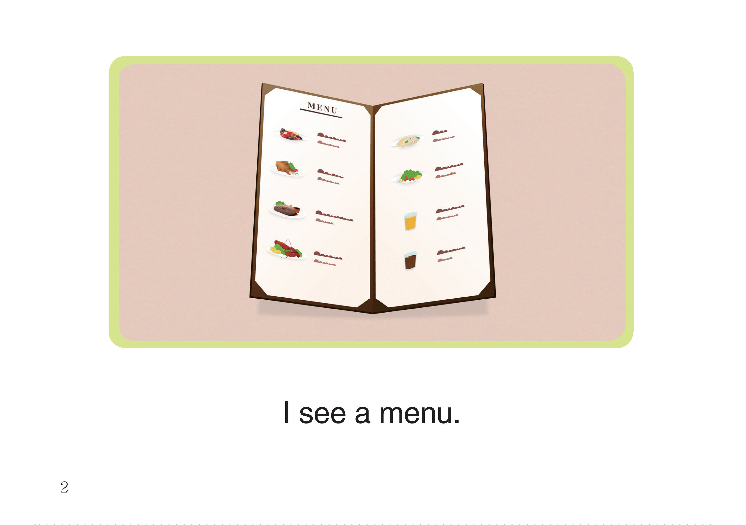 I See Red Napkins.绘本故事第3页