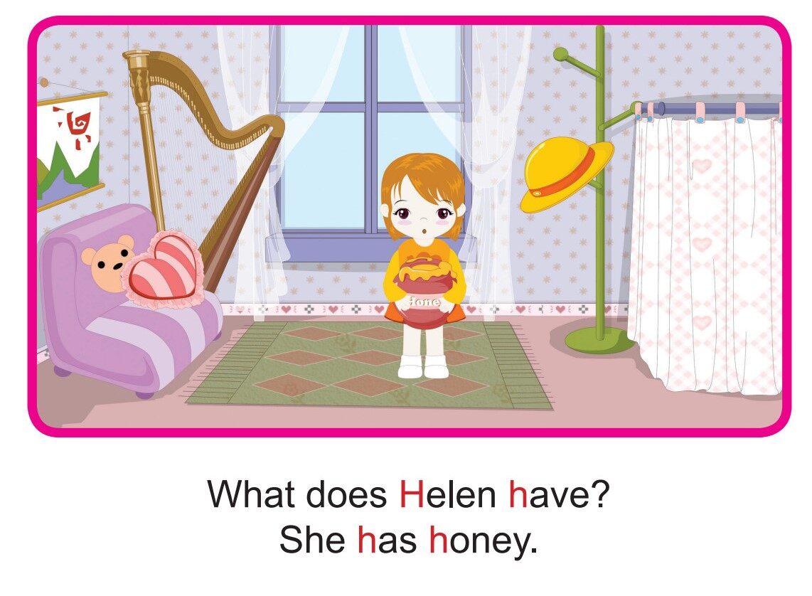 'H' words -  What Does Helen Have绘本故事第4页
