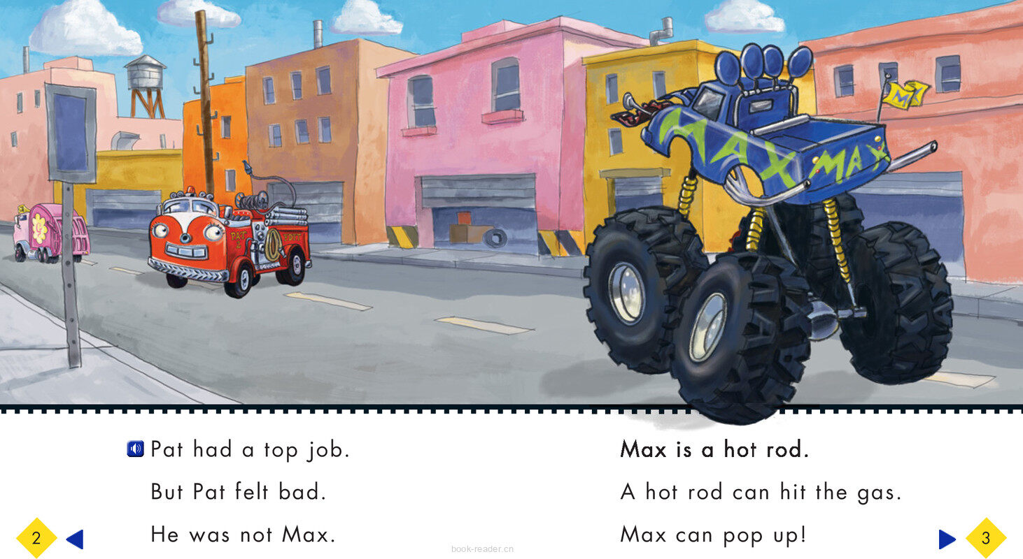 Max the Hot Rod绘本故事第4页