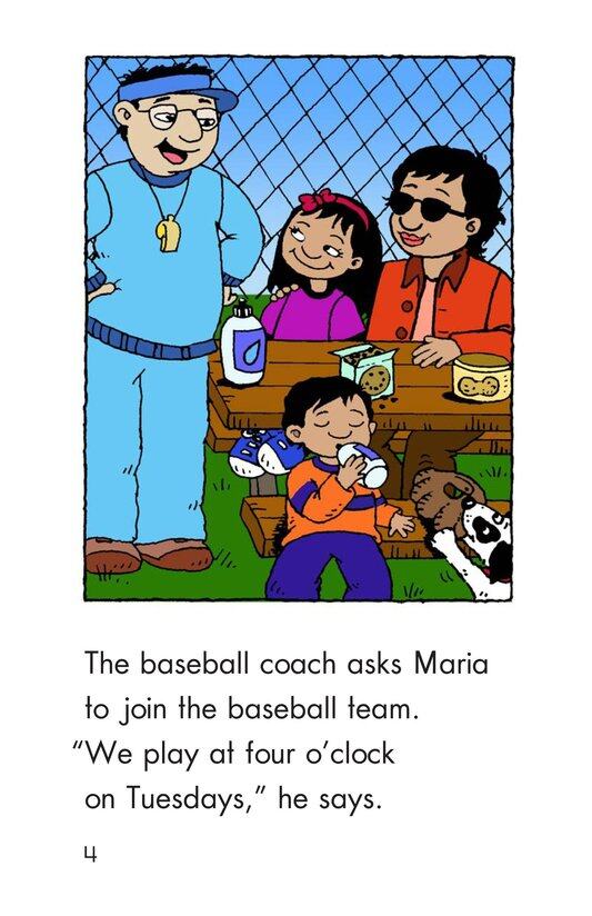 Maria Joins the Team绘本故事第4页