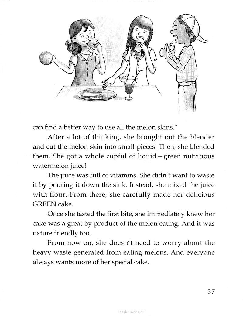 Delicious Green Cake绘本故事第3页