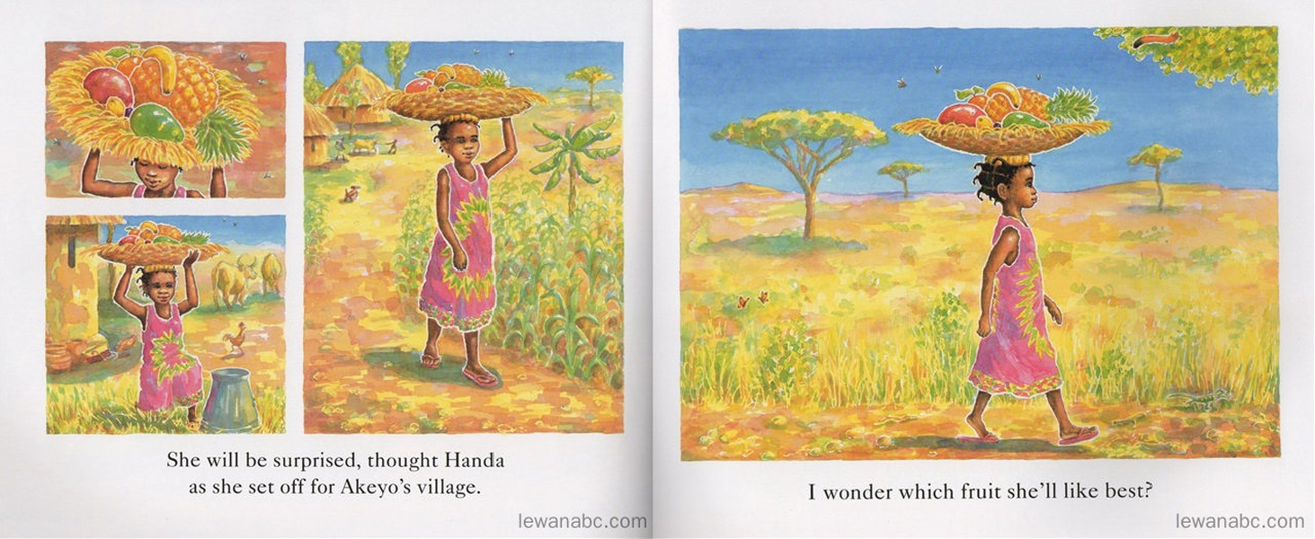 (41周)Handa's Surprise绘本故事第5页