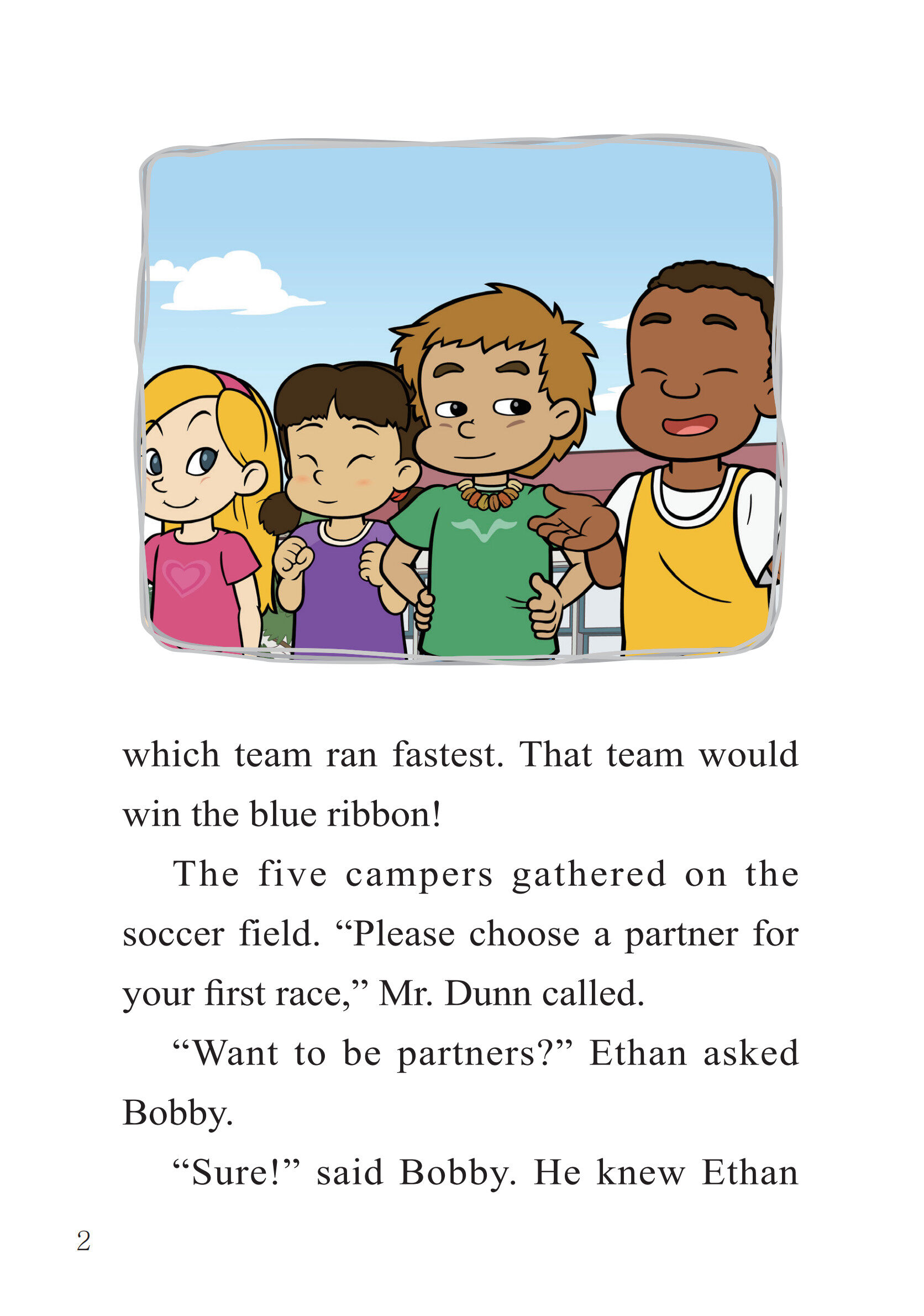 Three-Legged Race Day绘本故事第4页