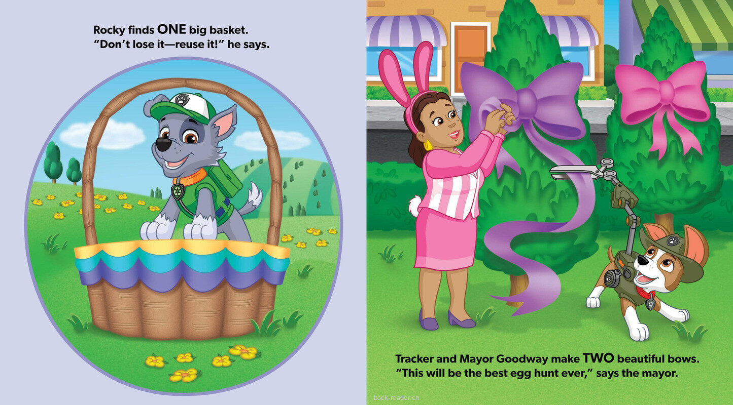 Count on the Easter Pups绘本故事第4页