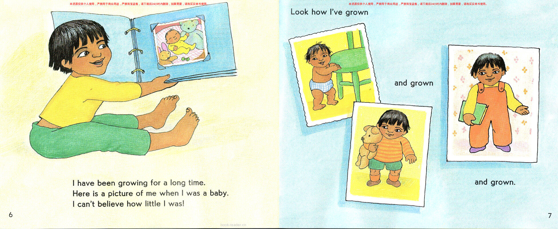 I m Growing绘本故事第4页