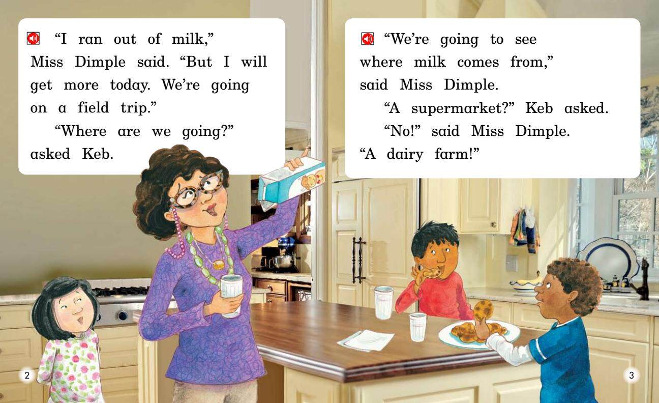 The Fun Club Goes to a Dairy Farm绘本故事第4页