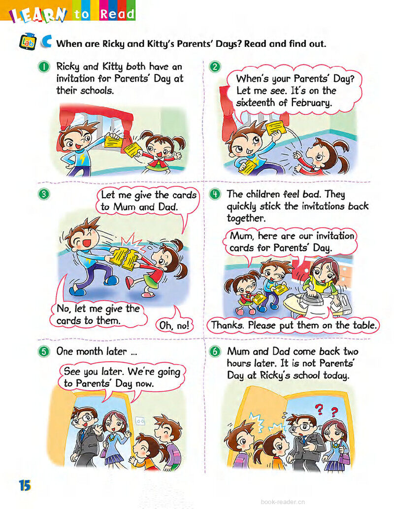 3 Our school events绘本故事第5页