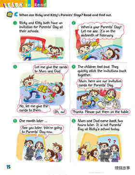 3 Our school events绘本故事第5页