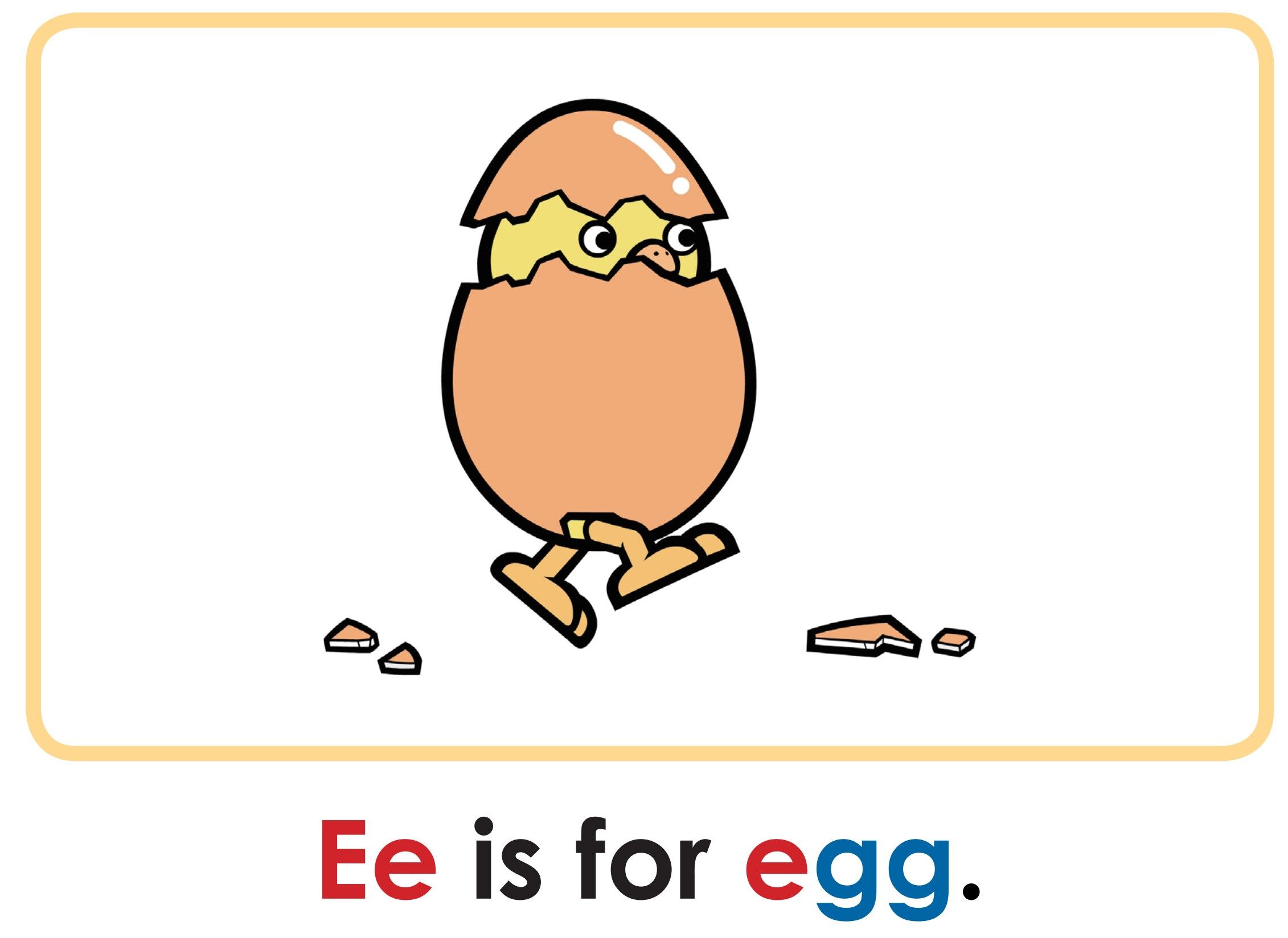 Letter Ee绘本故事第4页