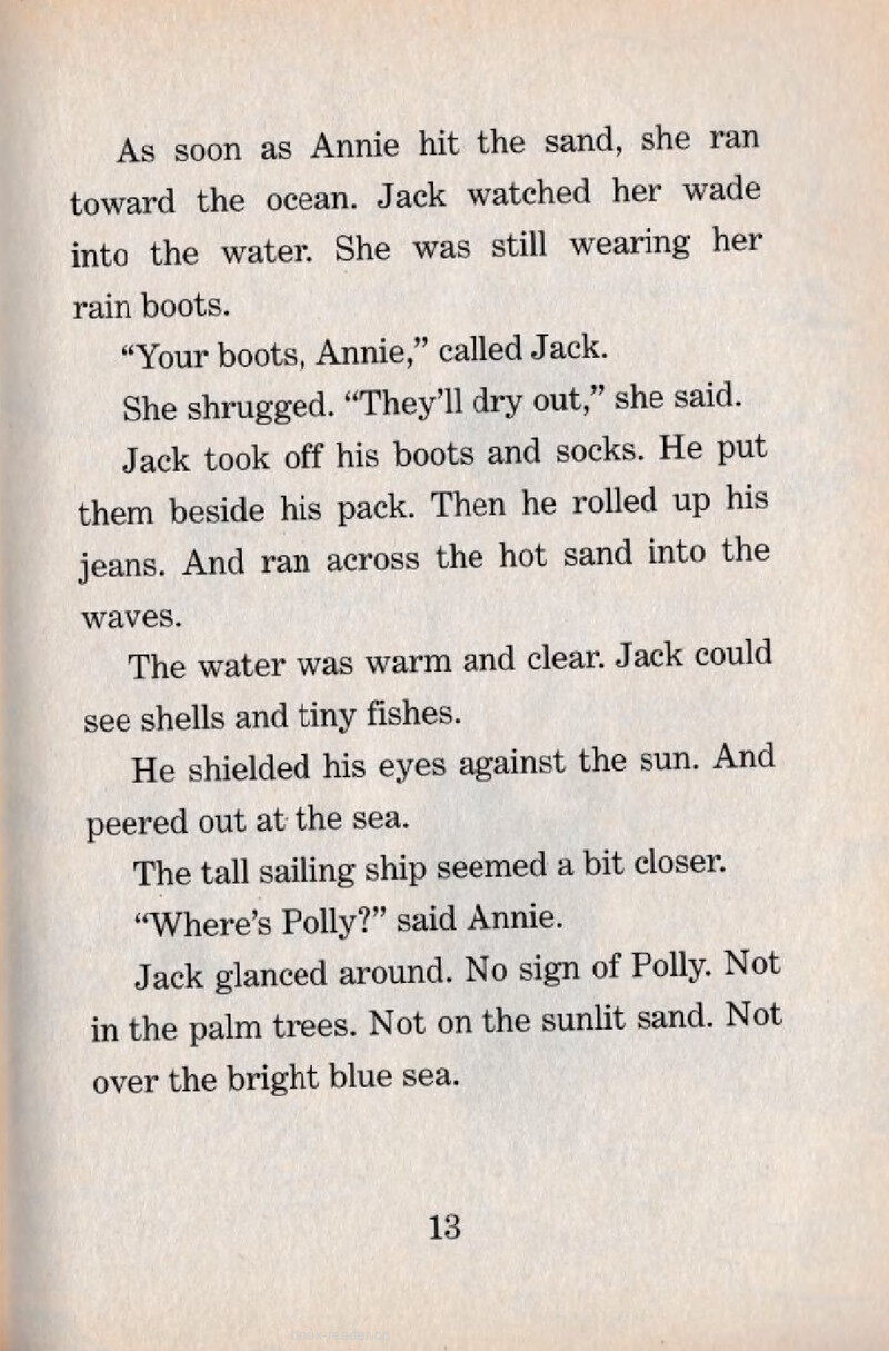 02 The Bright Blue Sea绘本故事第4页