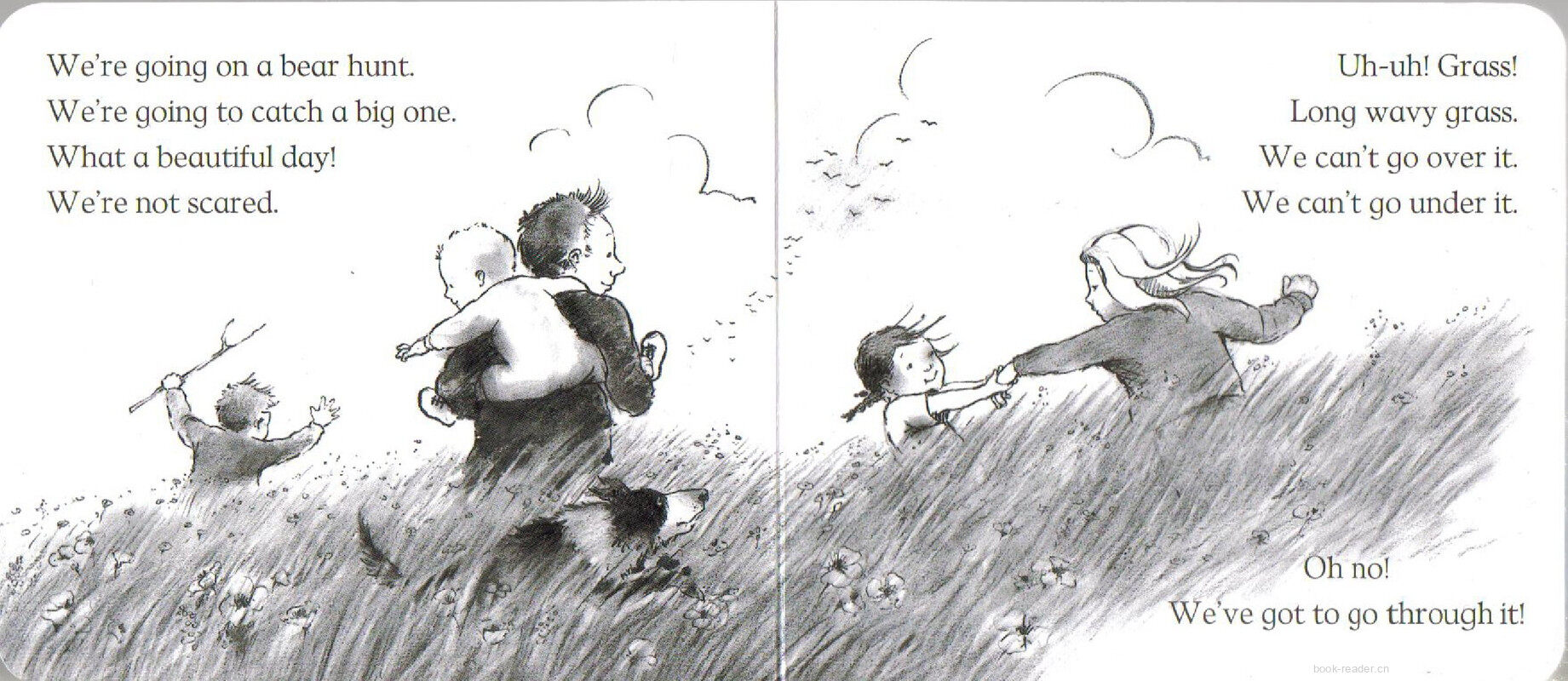 We're going on a bear hunt绘本故事第3页