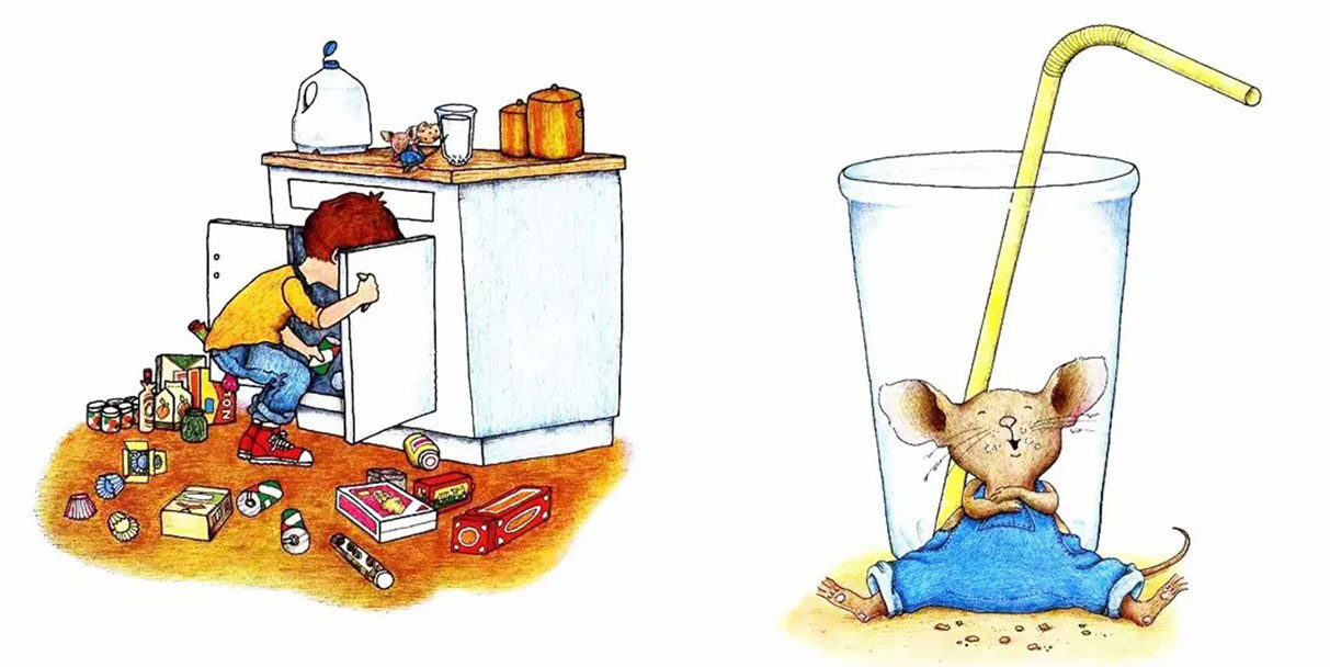 要是你给老鼠吃饼干绘本故事第4页