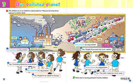3 Our polluted planet绘本故事第3页