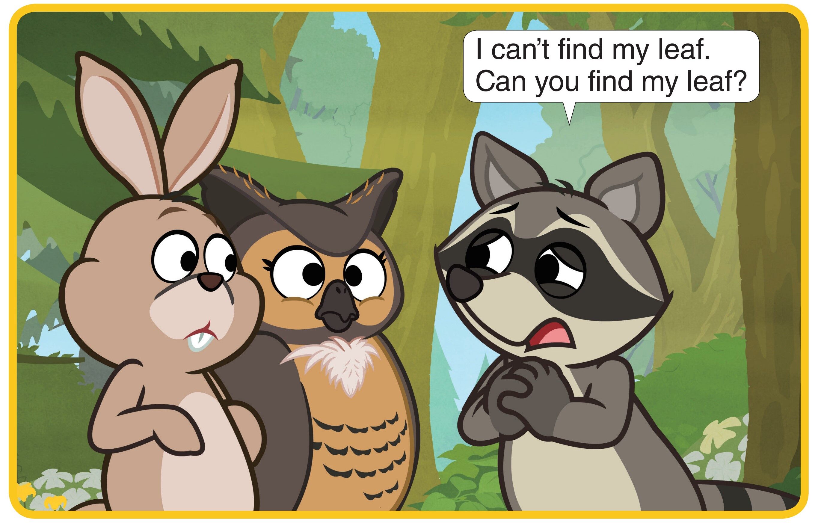 I Can't Find My Leaf绘本故事第4页