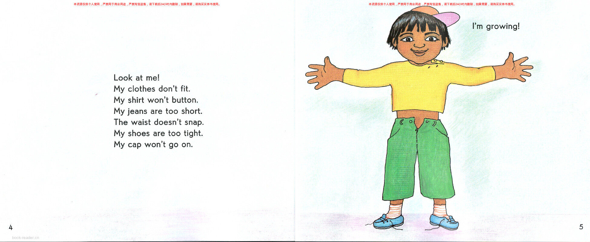 I m Growing绘本故事第3页