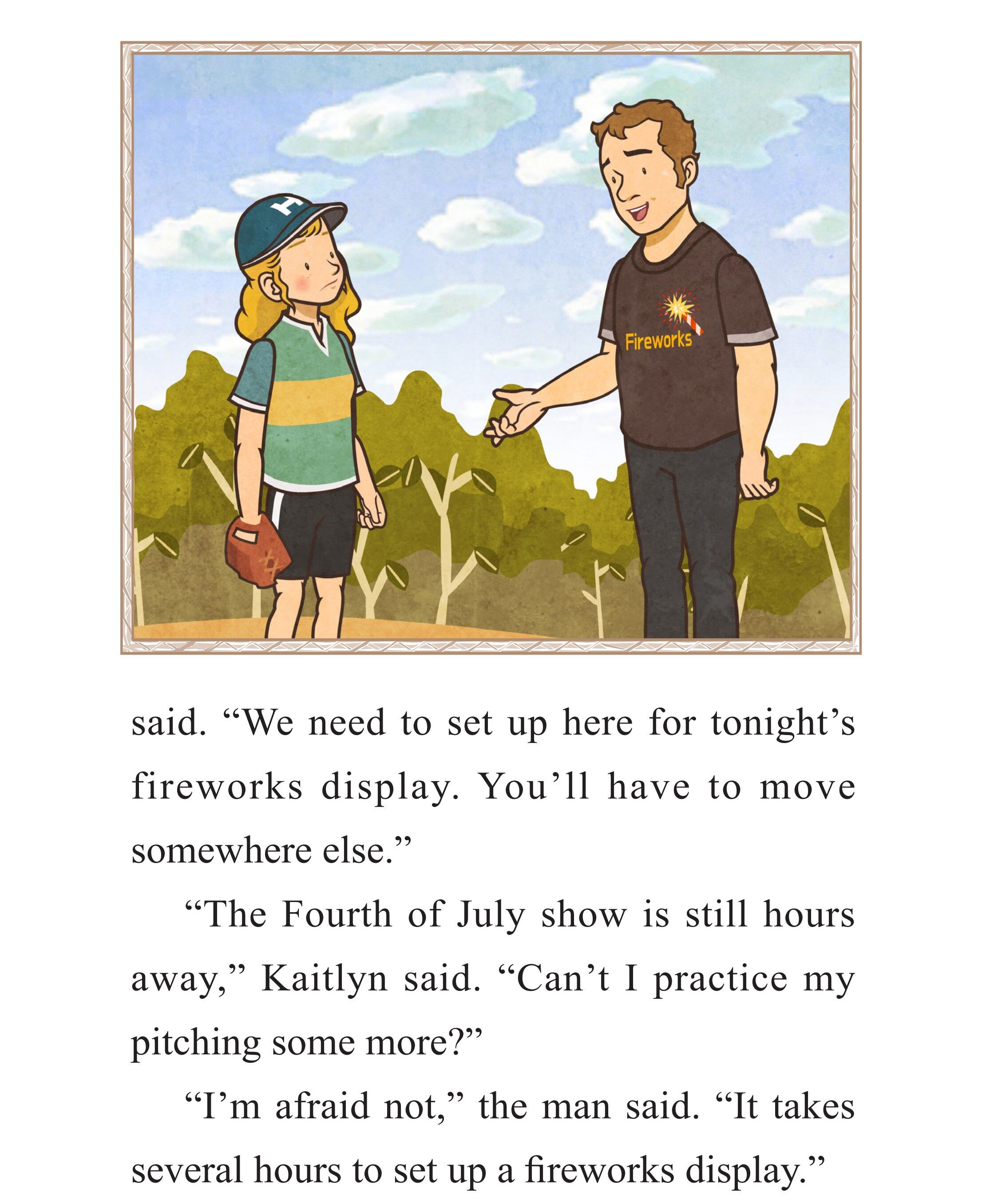 Fireworks on the Field绘本故事第3页