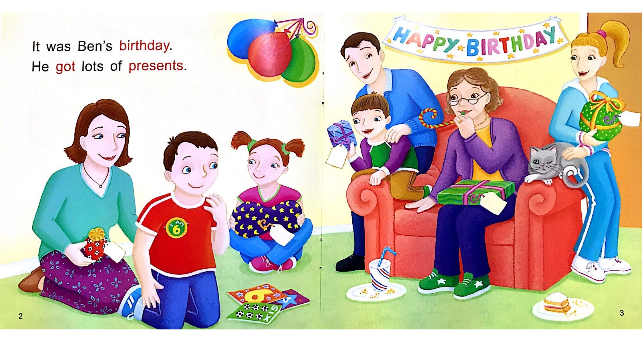 Ben's Brilliant Birthday绘本故事第3页