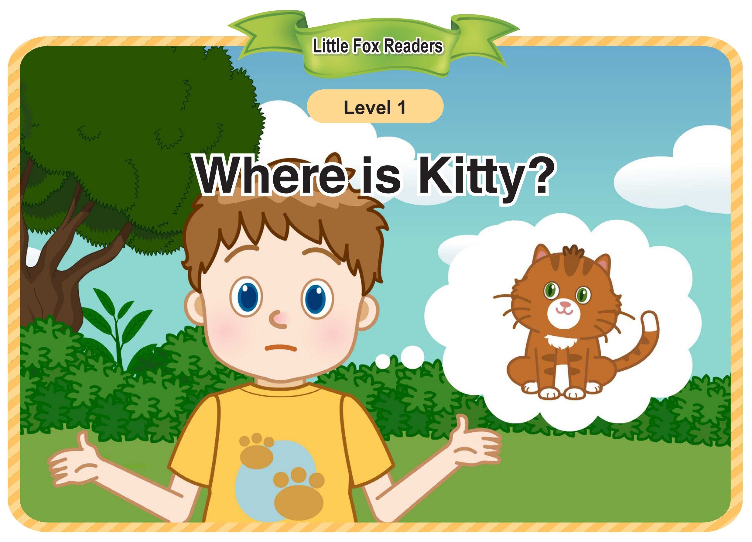 Where is Kitty?绘本故事第2页