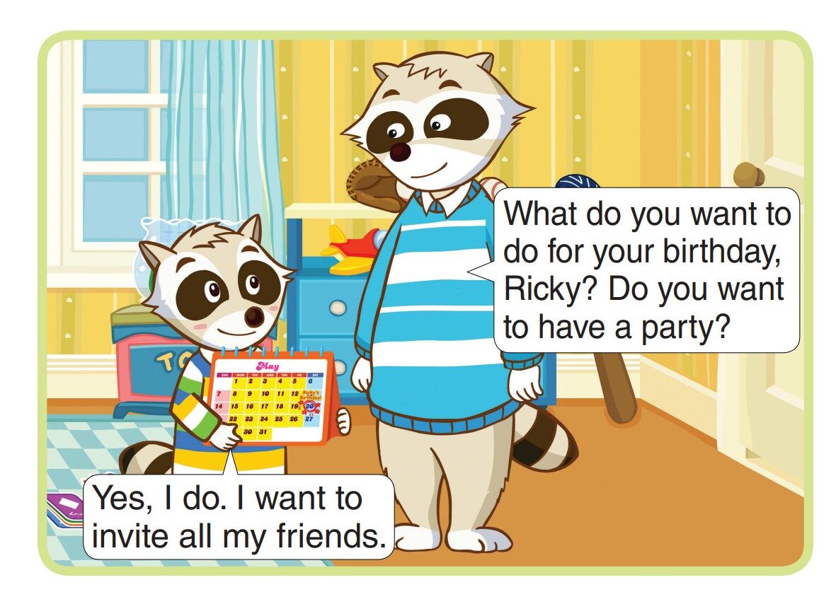 Ricky's Birthday绘本故事第3页