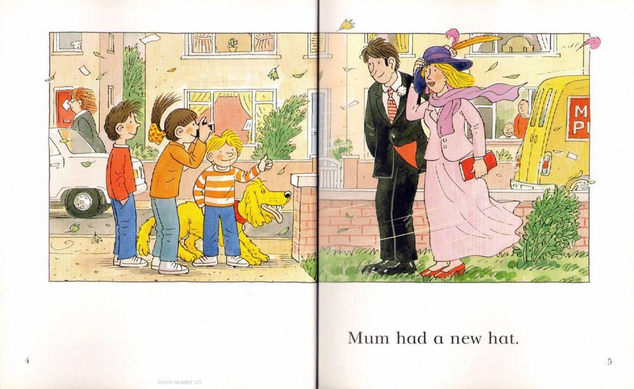1C Mum's New Hat绘本故事第3页