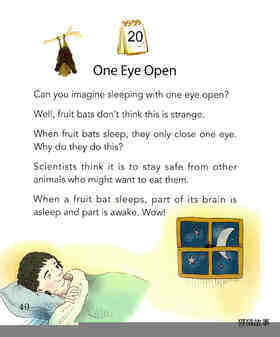 One Eye Open绘本故事第2页