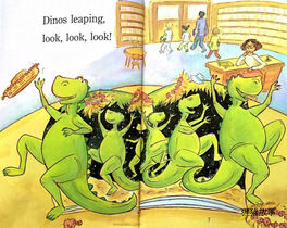 Dancing Dinos Go to School绘本故事第4页