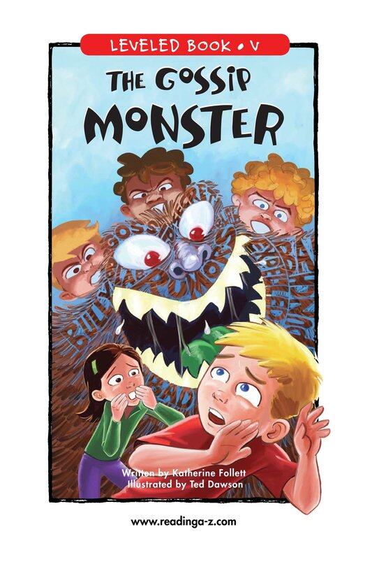 The Gossip Monster绘本故事第2页