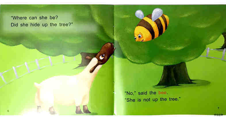 Where is little bo peep?绘本故事第5页