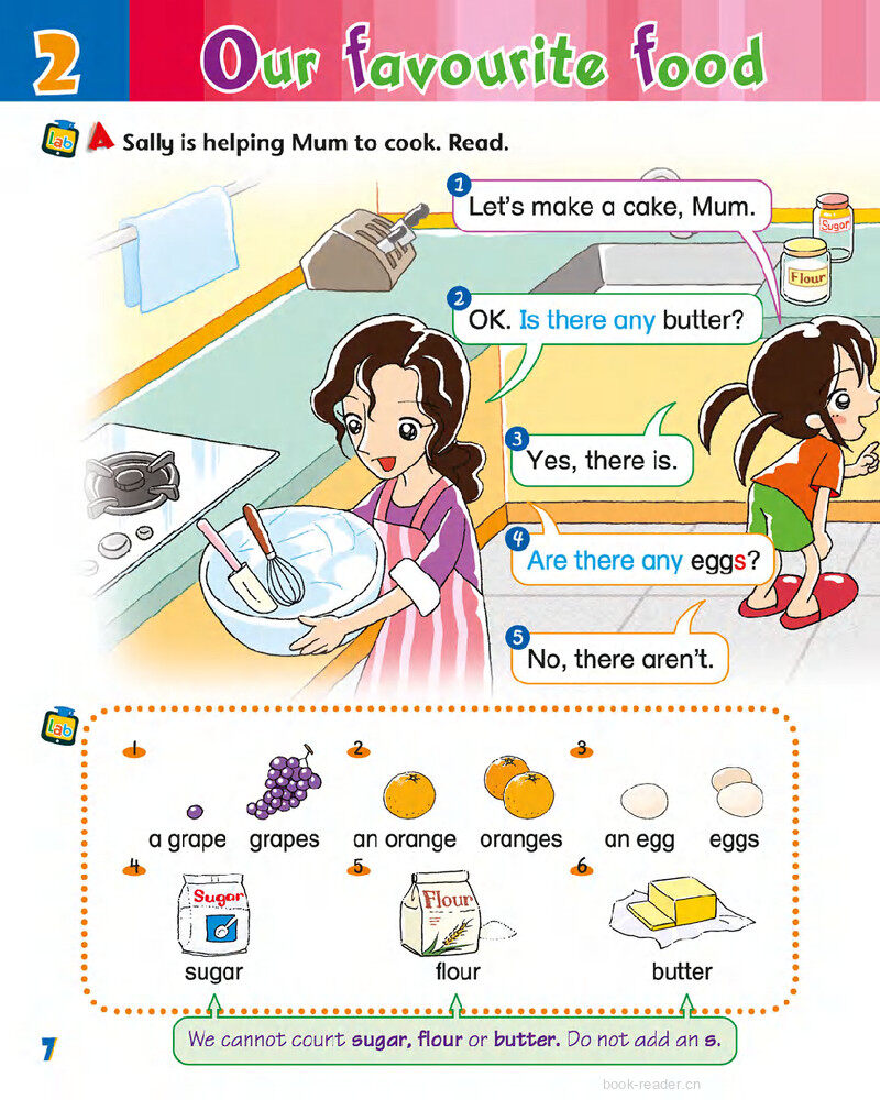 2 Our favourite food绘本故事第3页