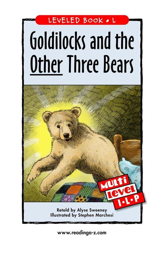 Goldilocks and the Other Three Bears绘本故事第2页