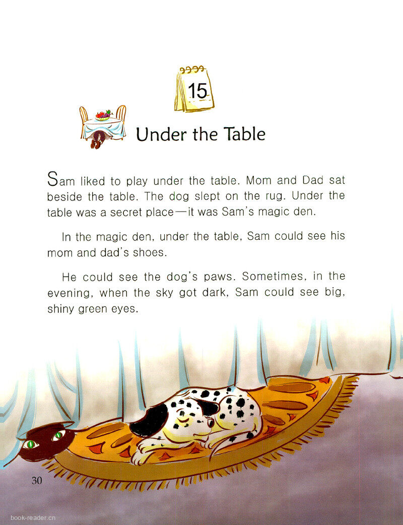 Under the Table绘本故事第2页
