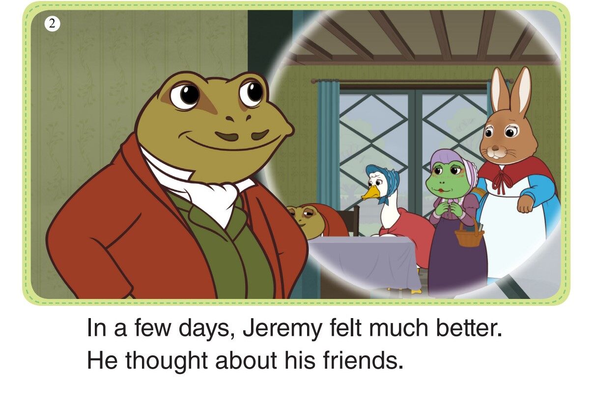 Jeremy Fisher Gets Sick 4-A Little Cold绘本故事第4页