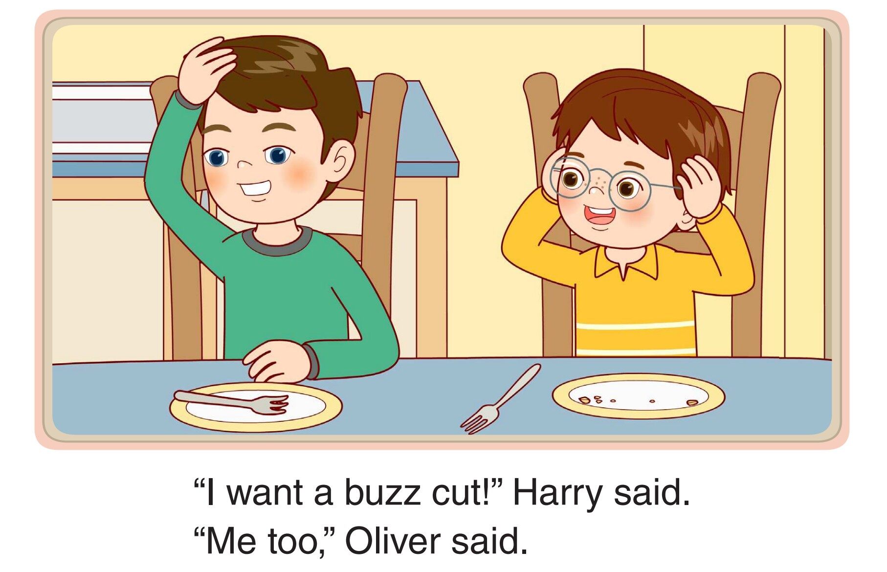 Getting a Haircut绘本故事第4页