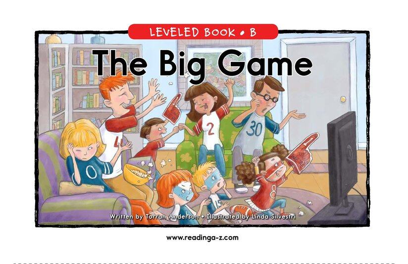 The Big Game绘本故事第2页