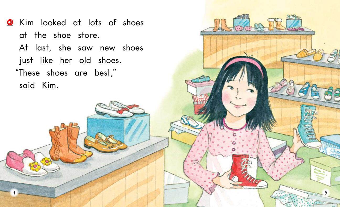 Kim's New Shoes绘本故事第4页