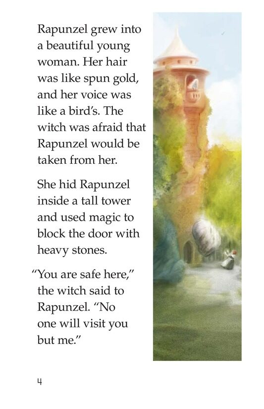 Rapunzel绘本故事第4页