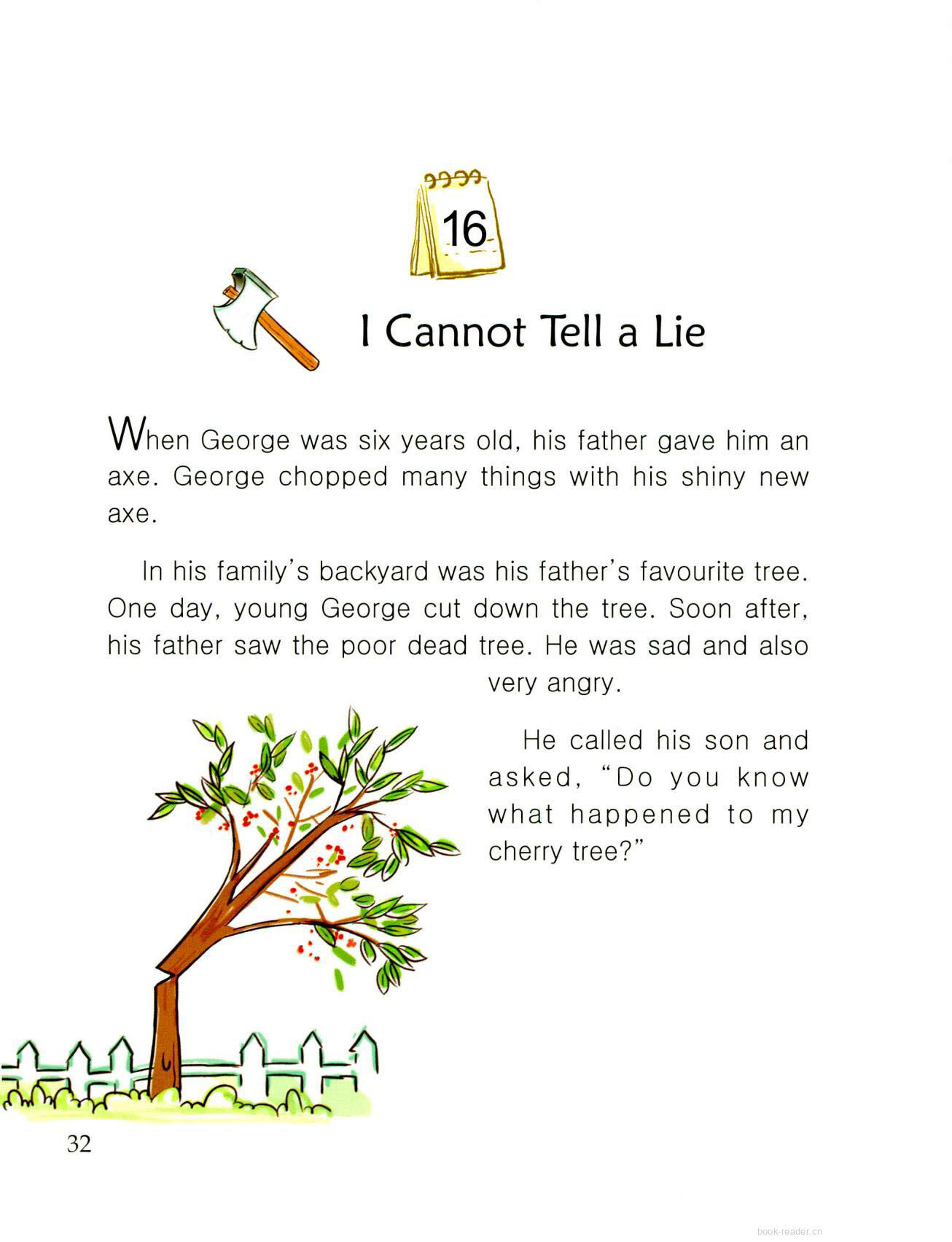 I Cannot Tell a Lie绘本故事第2页