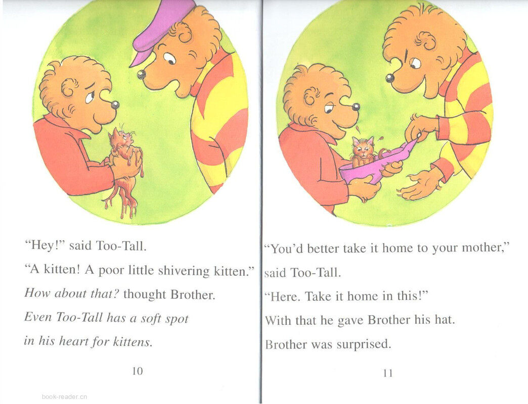 The Berenstain Bears' New Kitten绘本故事第5页