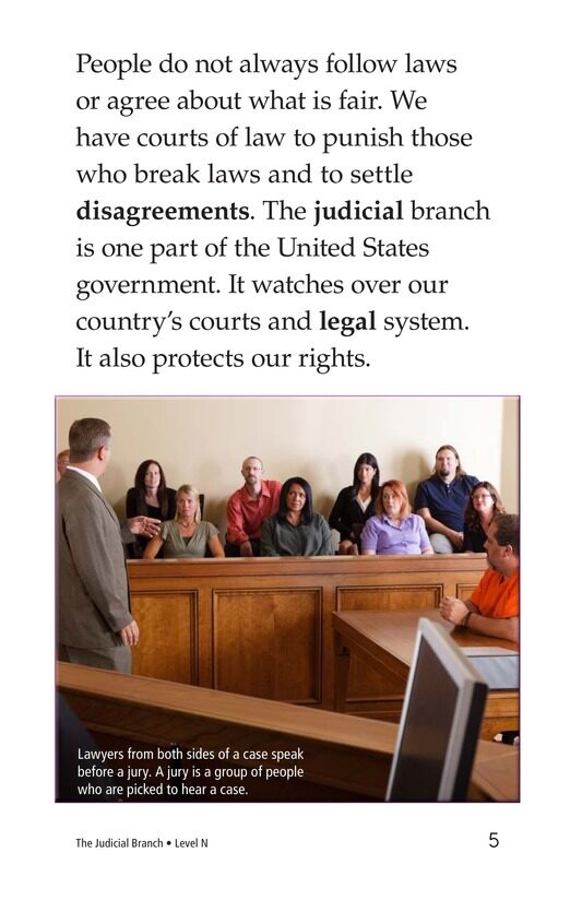 The Judicial Branch绘本故事第4页