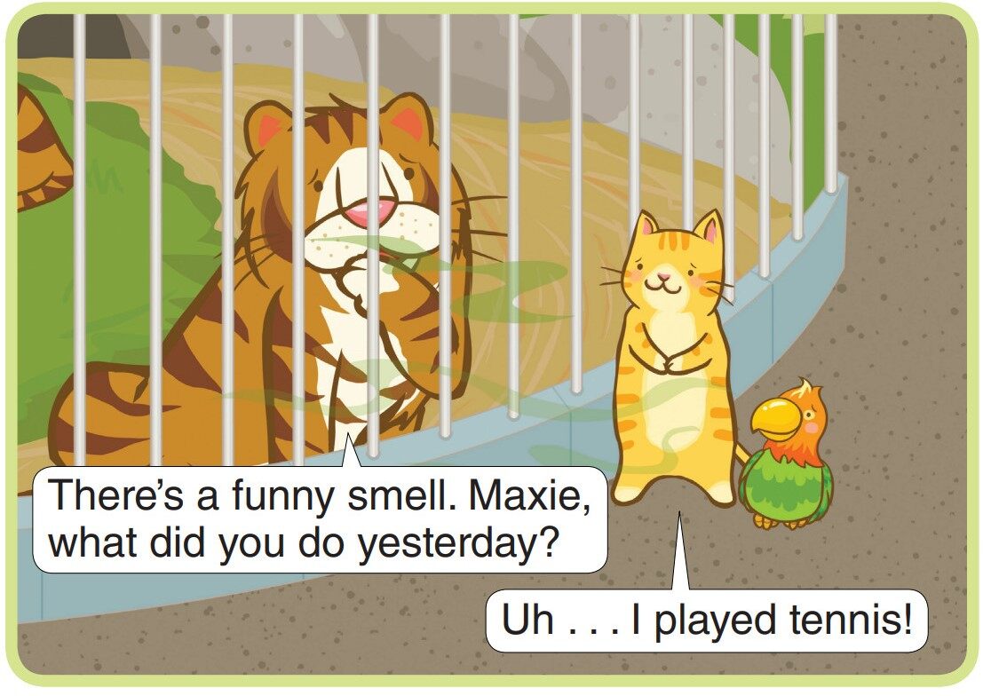 What Did You Do Yesterday绘本故事第5页