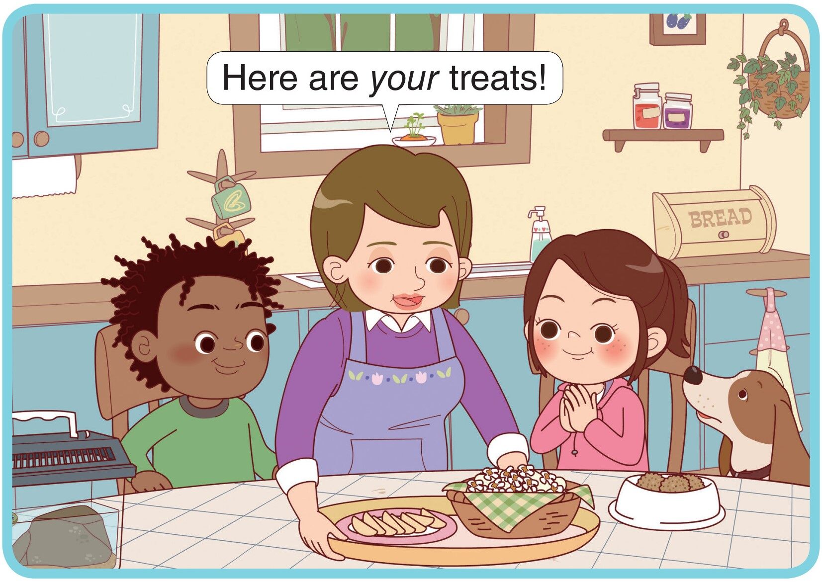 The First Meeting绘本故事第4页