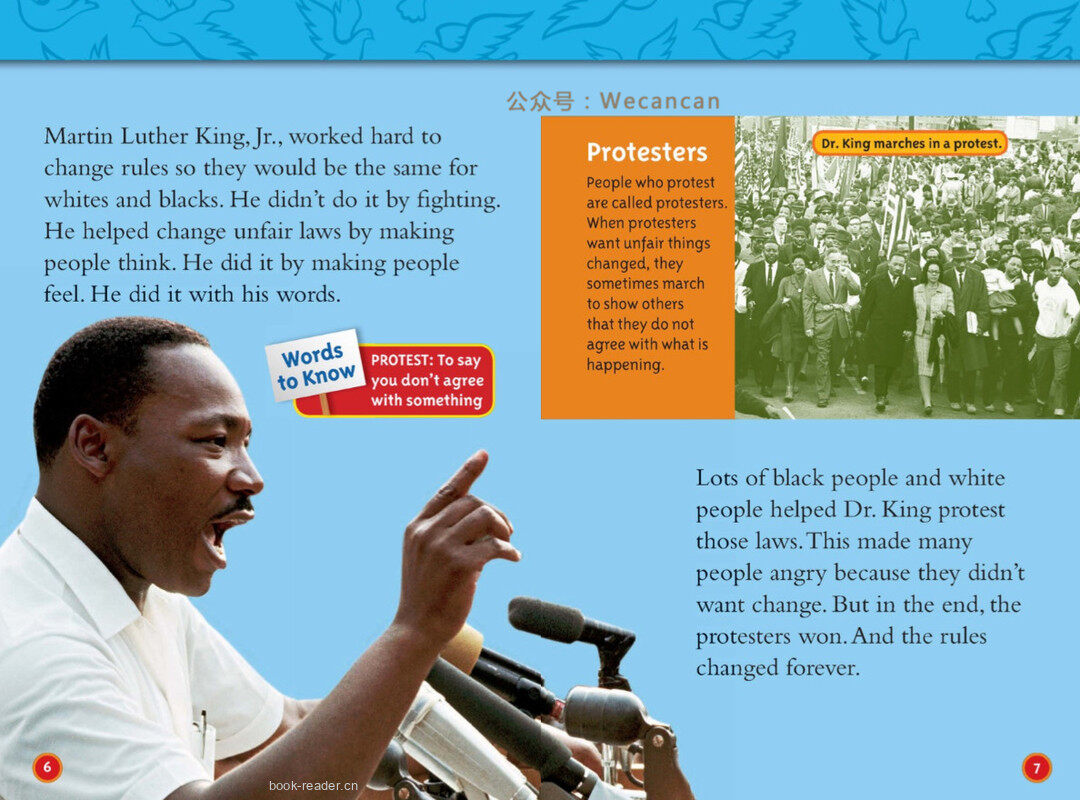 Martin Luther King , Jr.绘本故事第4页