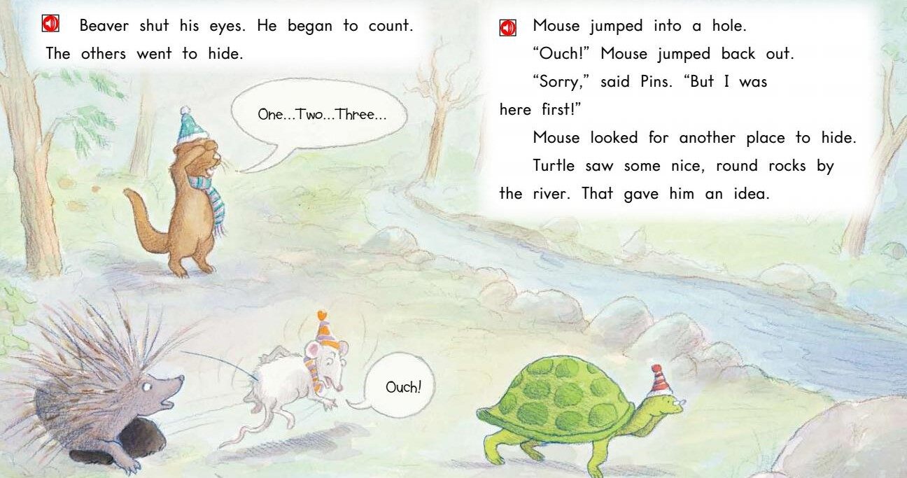 Hide and Seek绘本故事第4页