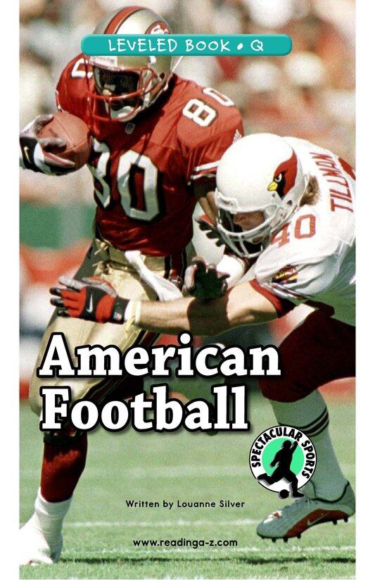 American Football绘本故事第2页
