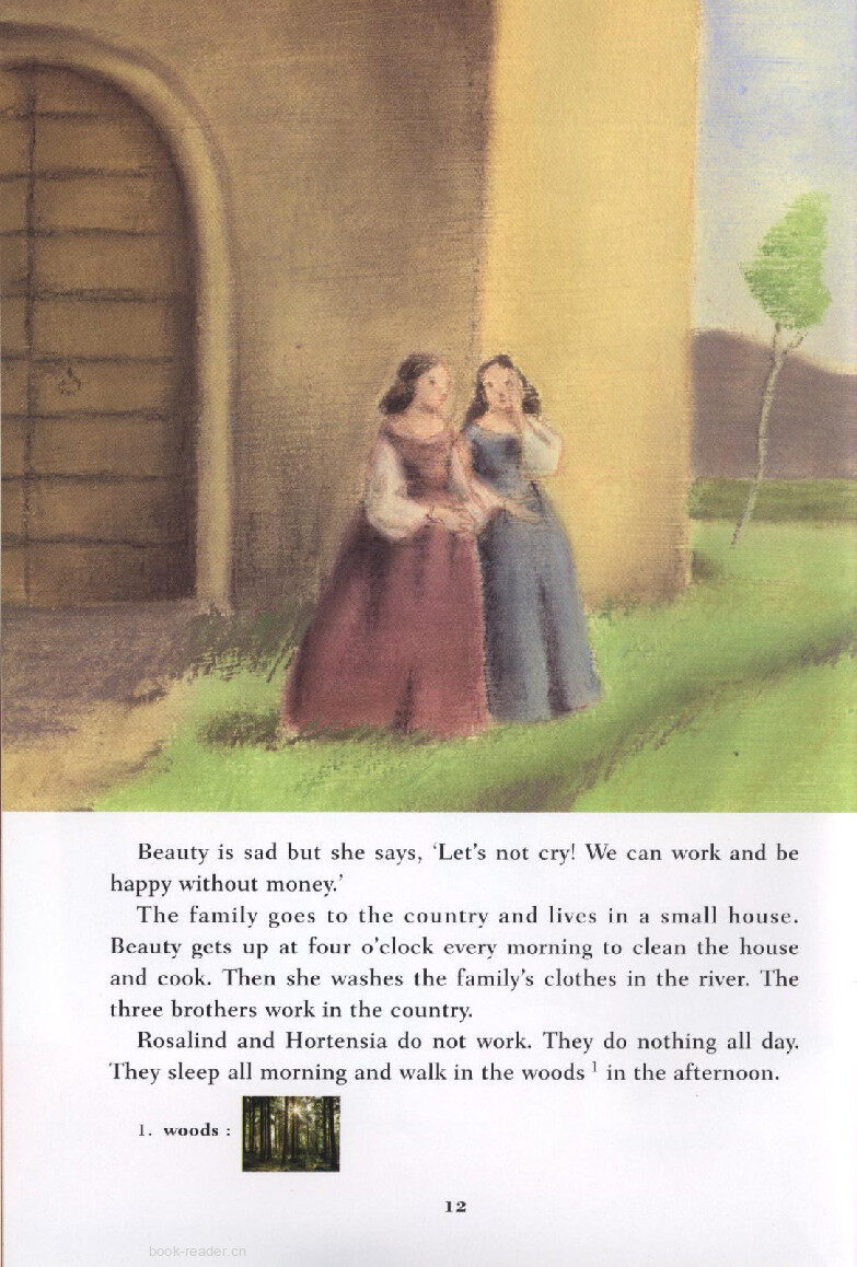 Beauty and the Beast绘本故事第4页