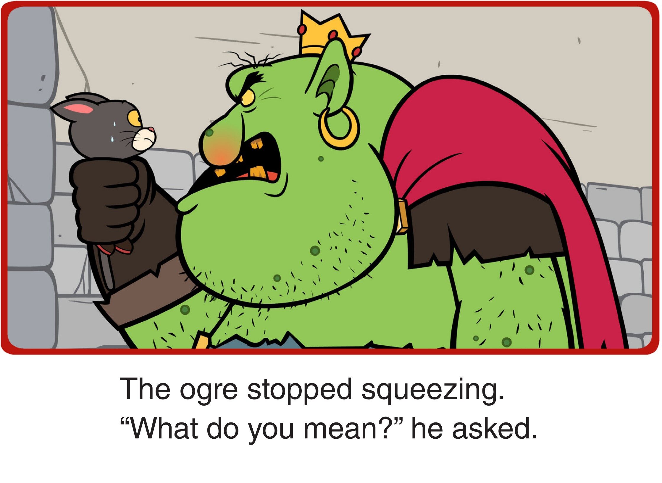 Tricking an ogre绘本故事第4页